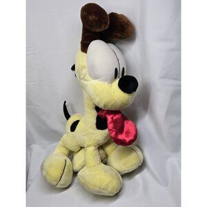 Vintage Garfield Large Rare ODIE Yellow Dog Plush Paws Play-By-Play